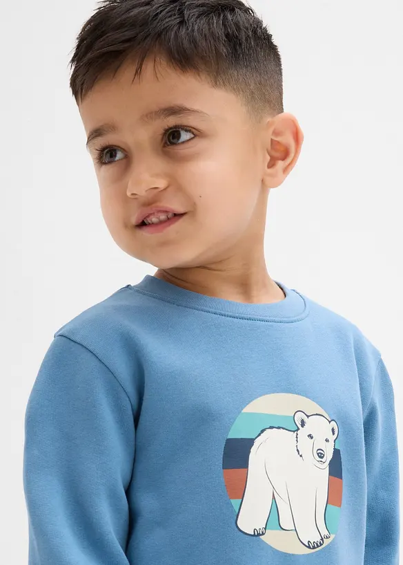 Sweatshirt aus reiner Bio-Baumwolle, bonprix