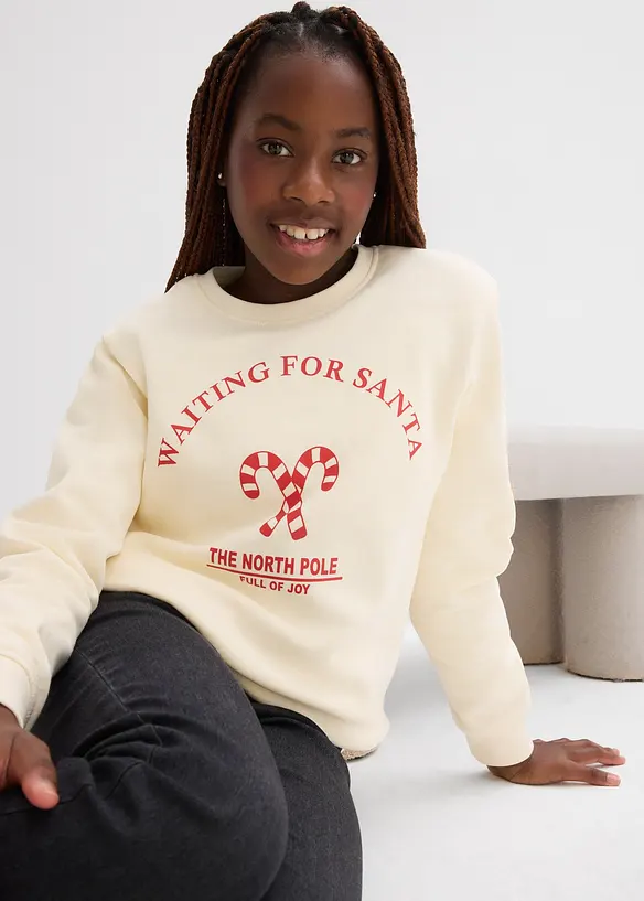 Sweatshirt aus reiner Bio-Baumwolle, bonprix