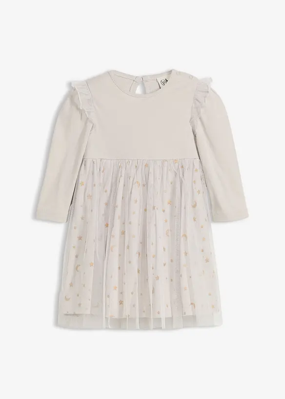 Bodykleid mit Rüschen und Tüll, bonprix