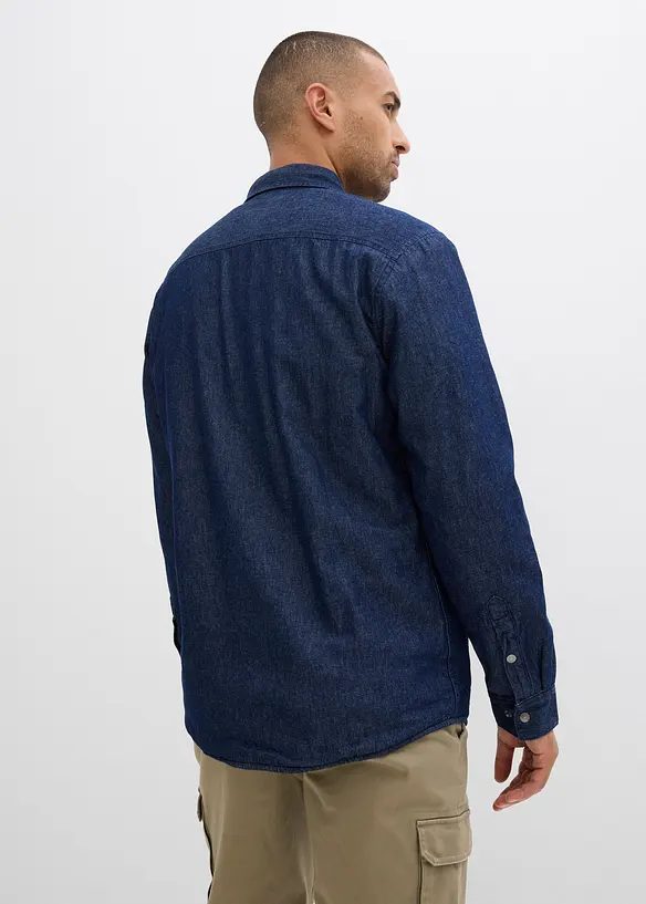 Jeanshemd, warm gefüttert, bonprix