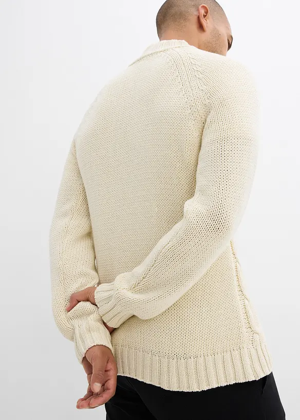 Grobstrick Troyer mit Baumwolle, bonprix