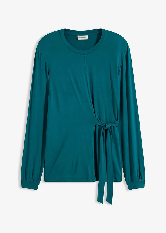 Langarmshirt aus softem Viskose-Mix, bonprix