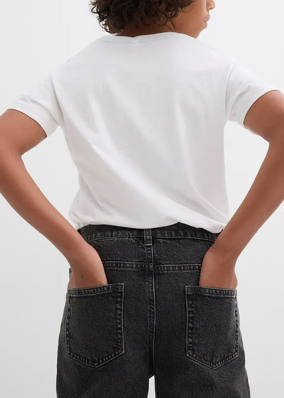 Loose Fit Jeans mit Farbverlauf, Straight, bonprix