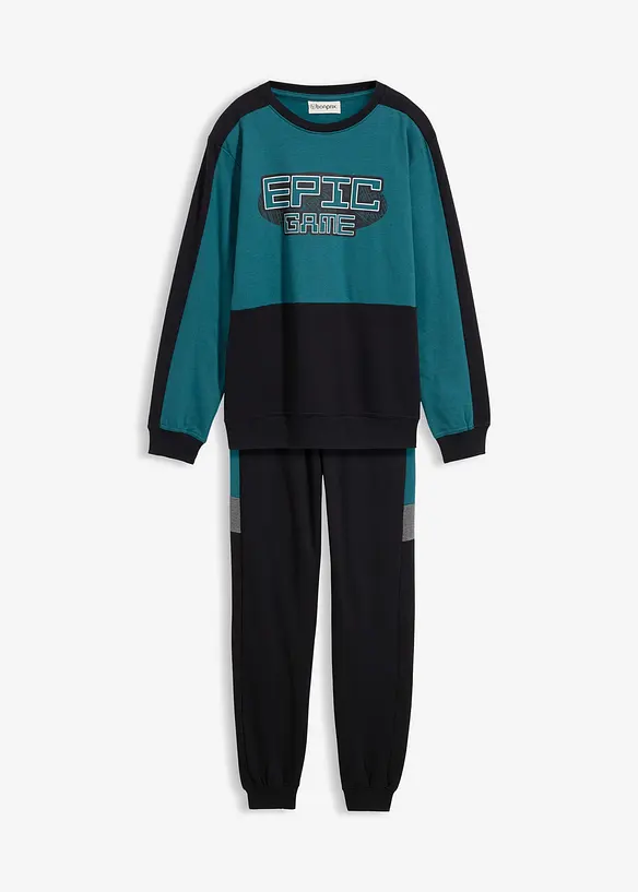 Jogginganzug aus reiner Bio-Baumwolle, bonprix