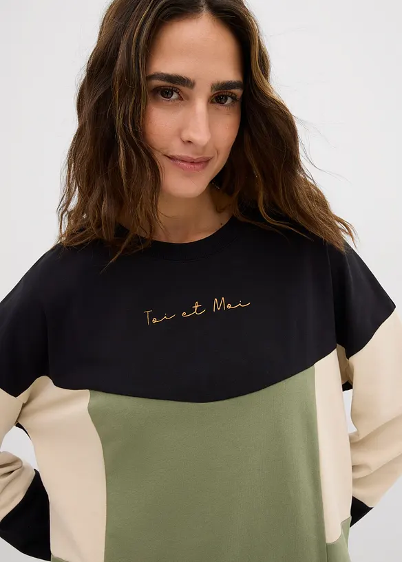 Robe en molleton 100% coton, bonprix