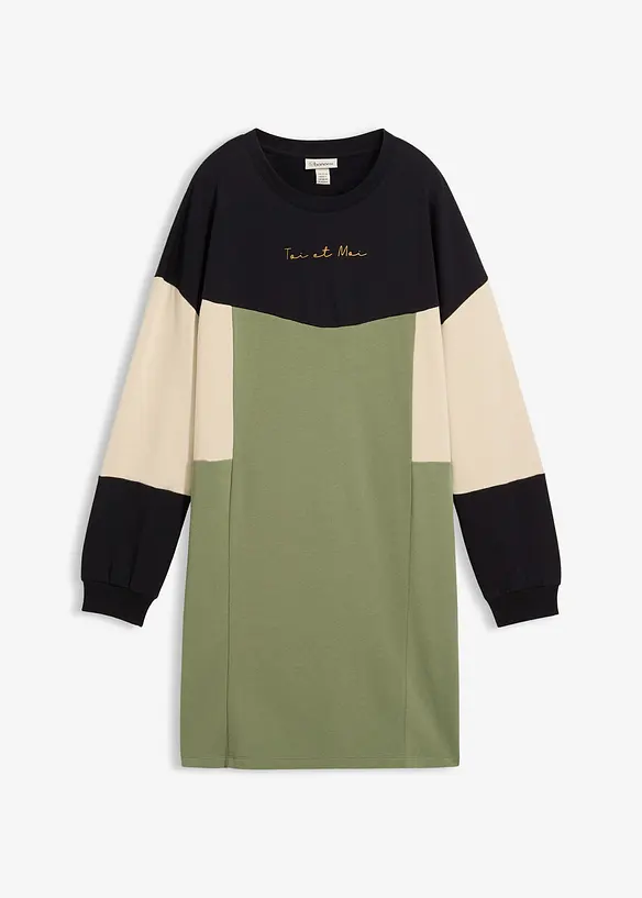 Robe en molleton 100% coton, bonprix