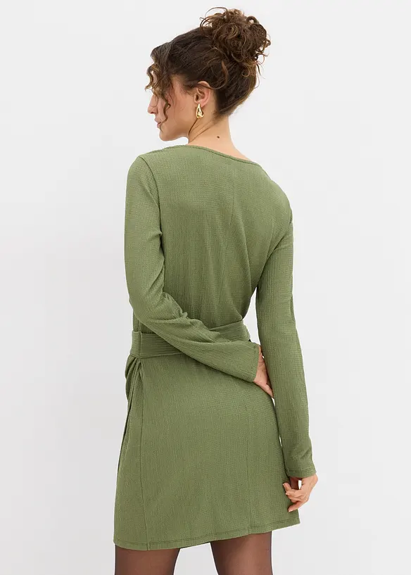 Robe en jersey crêpe, bonprix