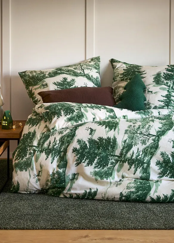 Bettwäsche mit Waldlandschaft, bonprix