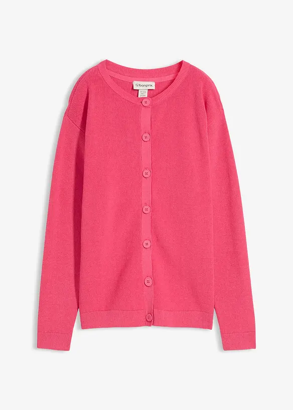 Feinstrickjacke, Rundhals, bonprix