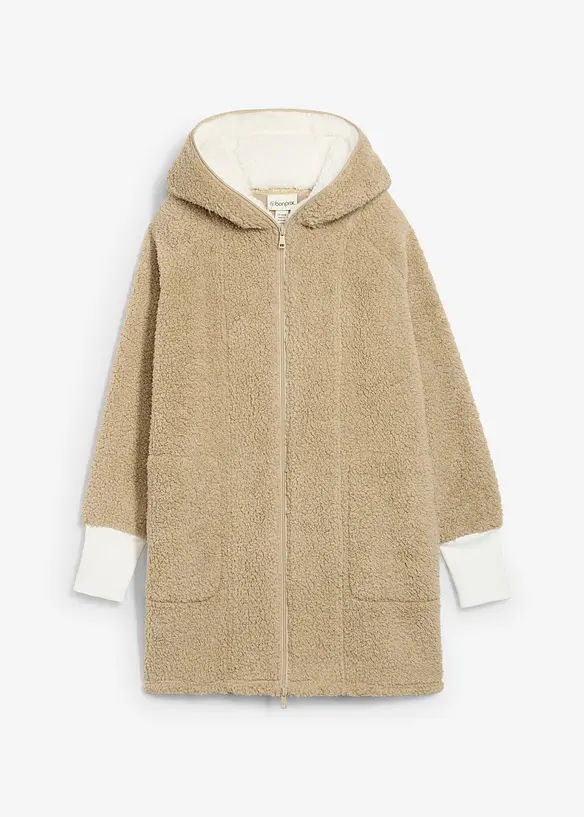 Teddy-Fleece Jacke, bonprix