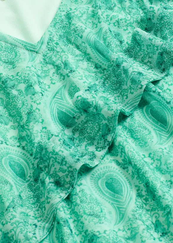 Top manches longues en mesh fin, bonprix