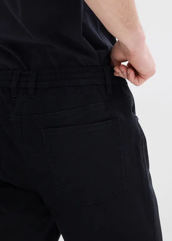 Regular Fit Stretch-Schlupfhose, Straight, bonprix