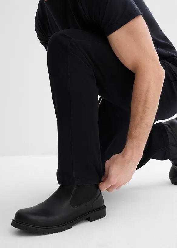 Regular Fit Stretch-Schlupfhose, Straight, bonprix
