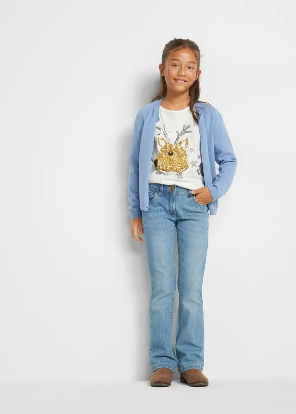 Langarmshirt aus reiner Bio-Baumwolle, bonprix