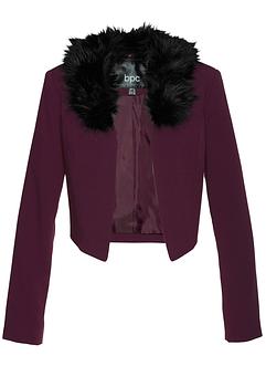 Boléro avec synthétique imitation fourrure, bpc selection premium Boléro avec synthétique imitation fourrure, bpc selection premium