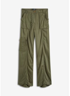 Pantalon large et fluide style cargo, bpc bonprix collection