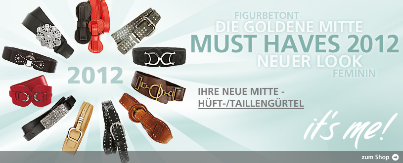 feminin  neuer Look  Hüft-/Taillengürtel