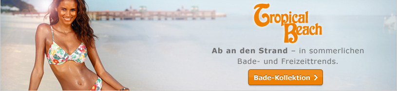 Ab an den Strand - in sommerlichen Bade- und Freizeittrends!
