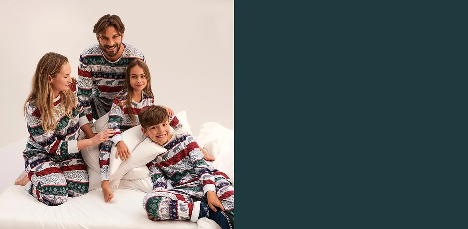 Weihnachtspyjamas
