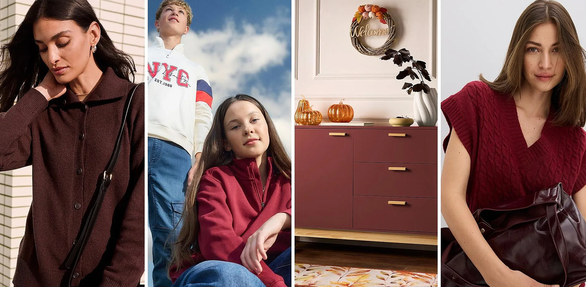 Aktuelle Damenmode, Kindermode, Wohnaccessoires und Mode-Trends.