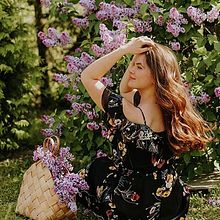 Femme - Robe tissée à imprimé floral longueur midi - noir à fleurs