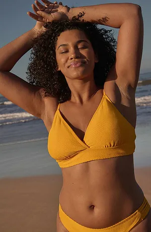 Damen - Bikini (2-tlg.Set) - safran