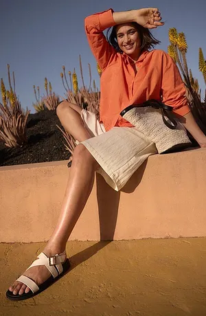 Femme - Sandales - crème