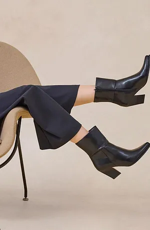 Damen - Stiefeletten - schwarz