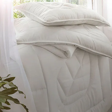 Maison - Couette anti-allergies - blanc