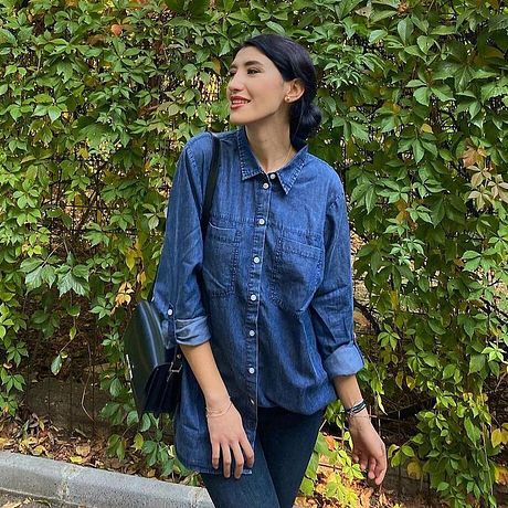 Femme - Chemise en jean - bleu