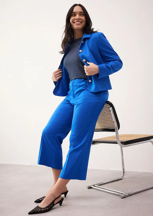 Tendance - Blazer court - bleu arctique