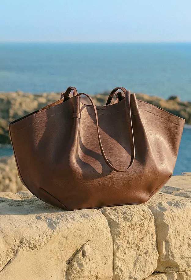 Damen - XXL-Shopper - braun