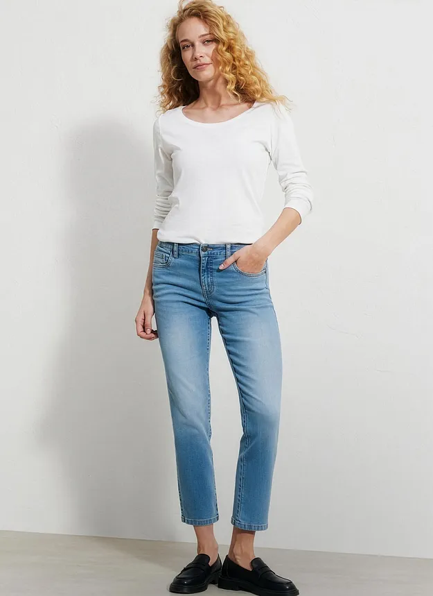 Femme - V&ecirc;tements - Jeans - Jeans Straight
