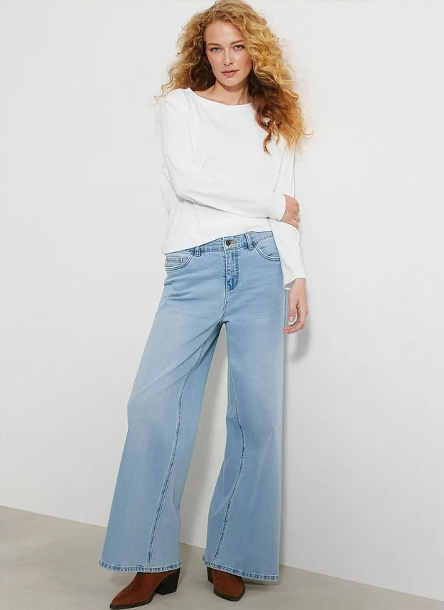Femme - V&ecirc;tements - Jeans - Jeans larges