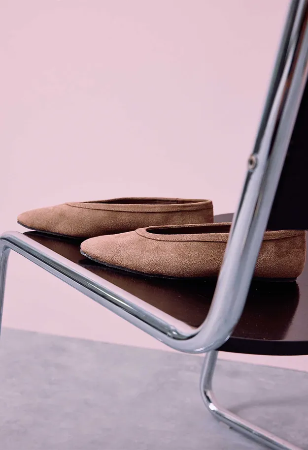Femme - Ballerines - taupe