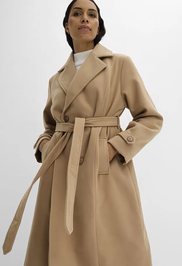 Femme - Trench d&rsquo;hiver - marron naturel
