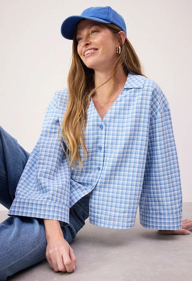 Damen - Cap aus Baumwolle - arktikblau