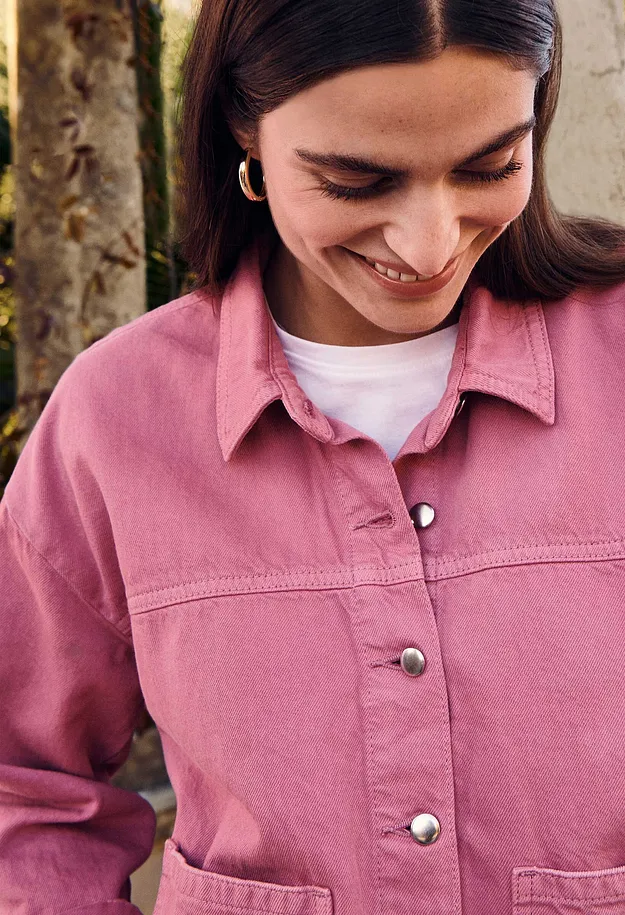 Heisenberg_FutureUse - Shaket aus reiner Baumwolle - mauve