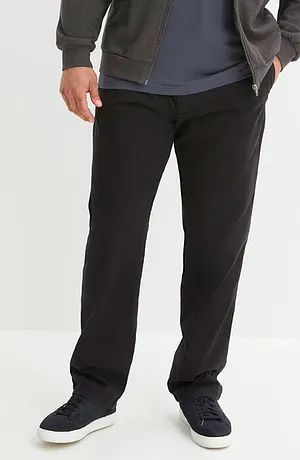 Pantalon en toile noir classique