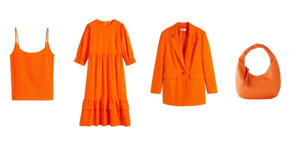 Femme - Top texturé - orange chaud
