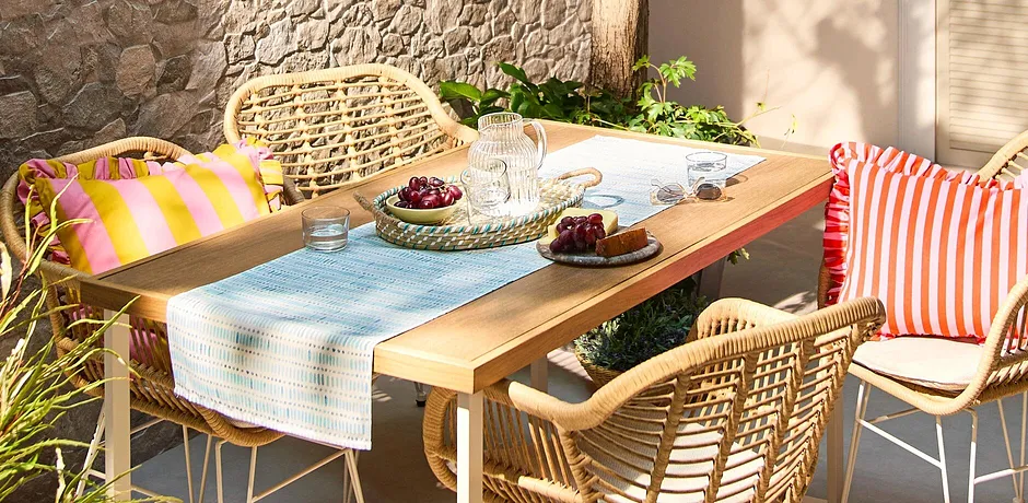 Maison & Jardin - Salon de jardin (3 pièces) - naturel