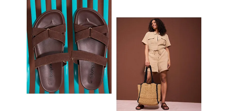 Tendance - Mules - marron