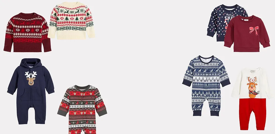 Bunte Kinderkleidung: Warme Overalls, kuschelige Strampler und gemütliche Jacken für kalte Tage.