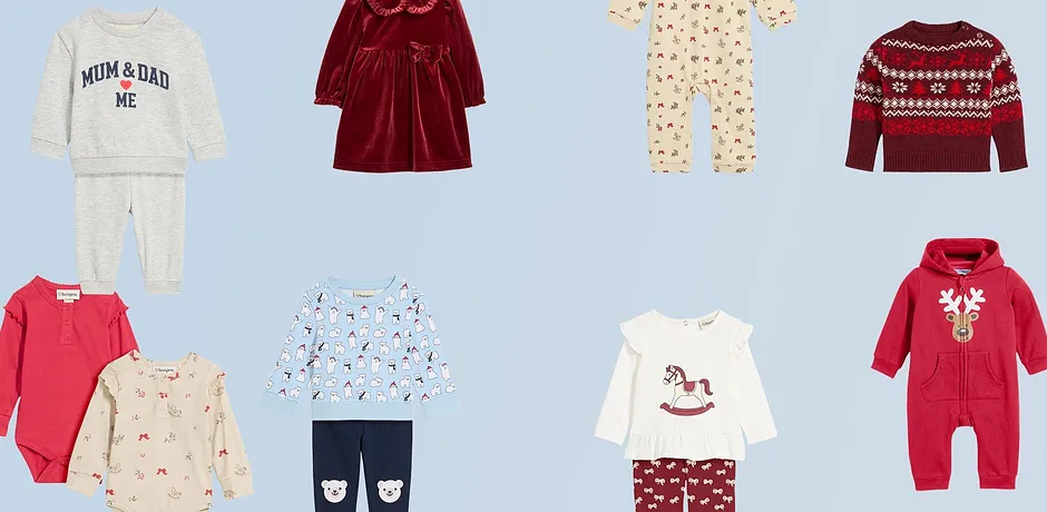 Vêtements colorés pour bébés : combinaisons chaudes, grenouillères douillettes et vestes confortables pour la saison froide.