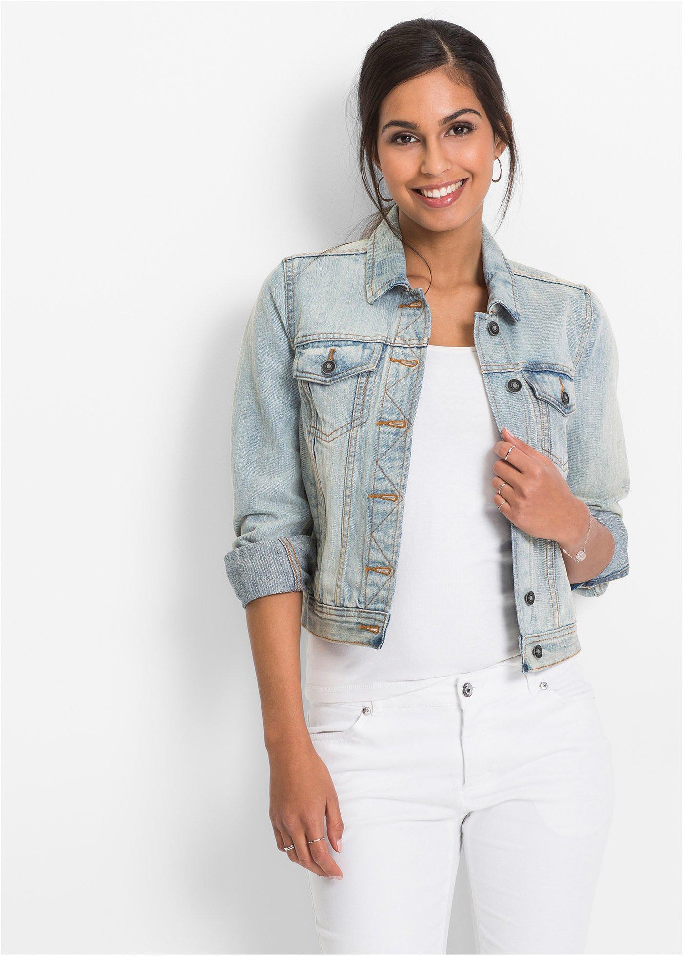 stylische jeansjacke damen