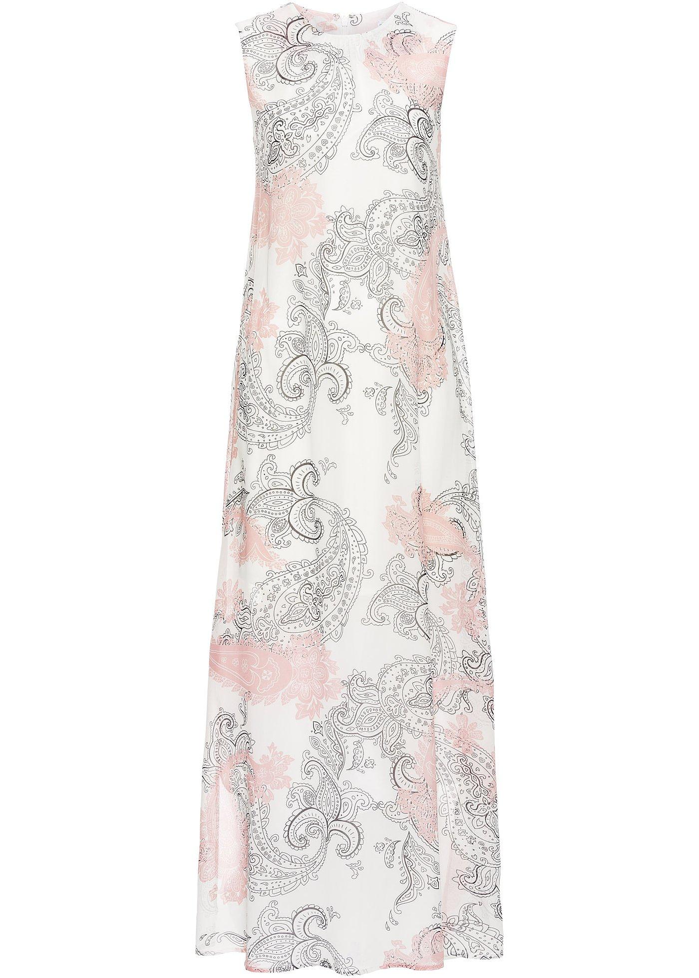 Langes Chiffonkleid