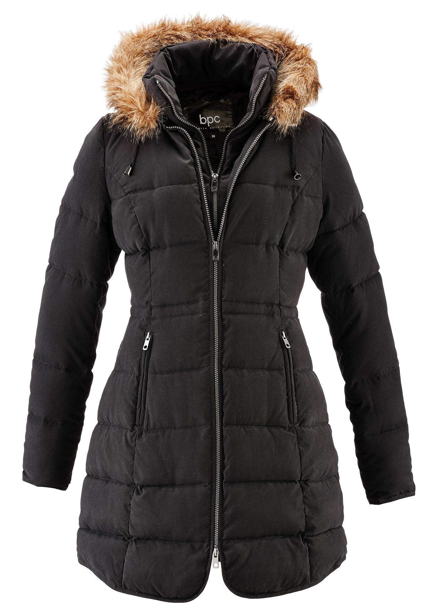 Steppjacke mit Kapuze, gefüttert