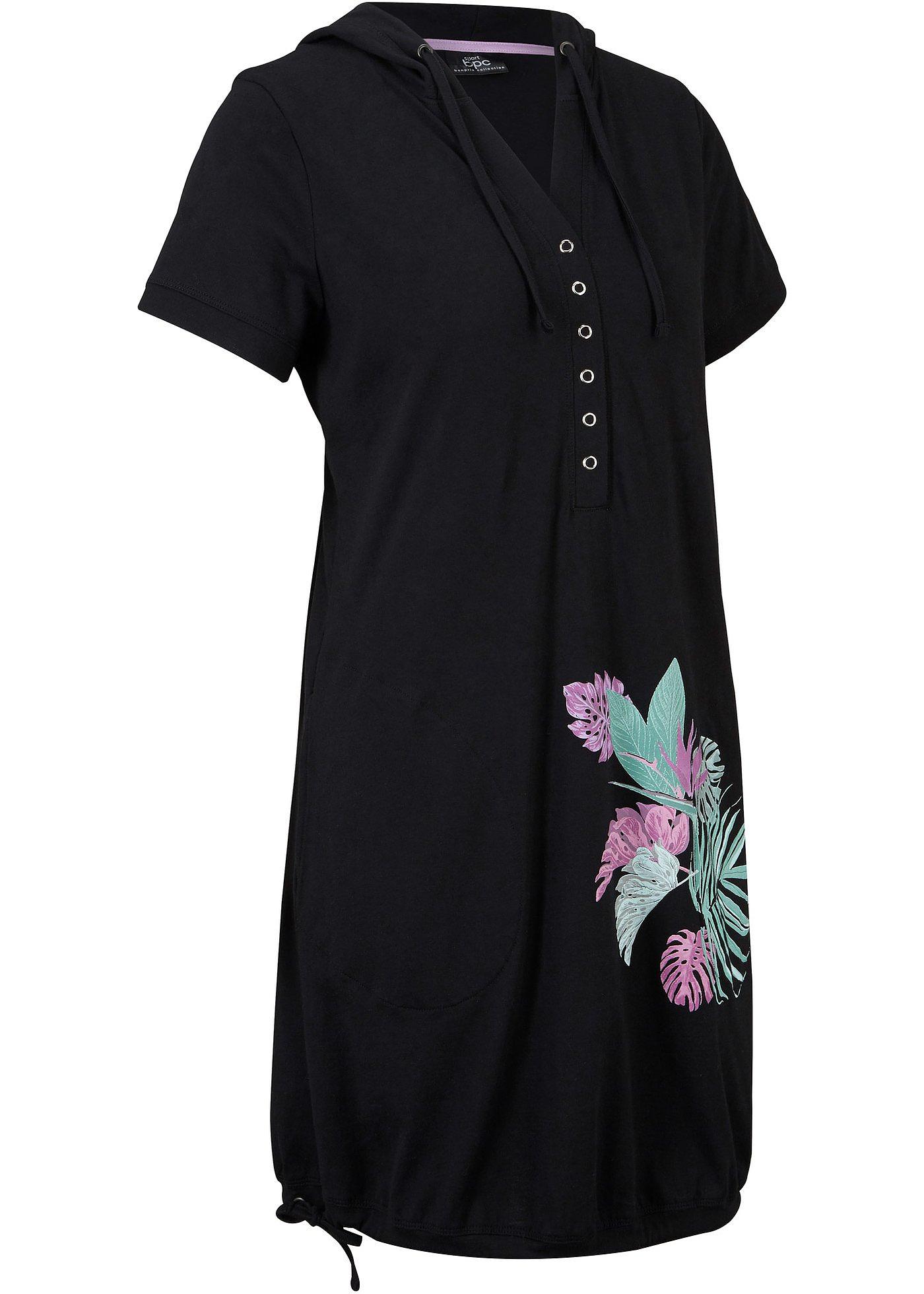 Shirtkleid aus reiner Baumwolle