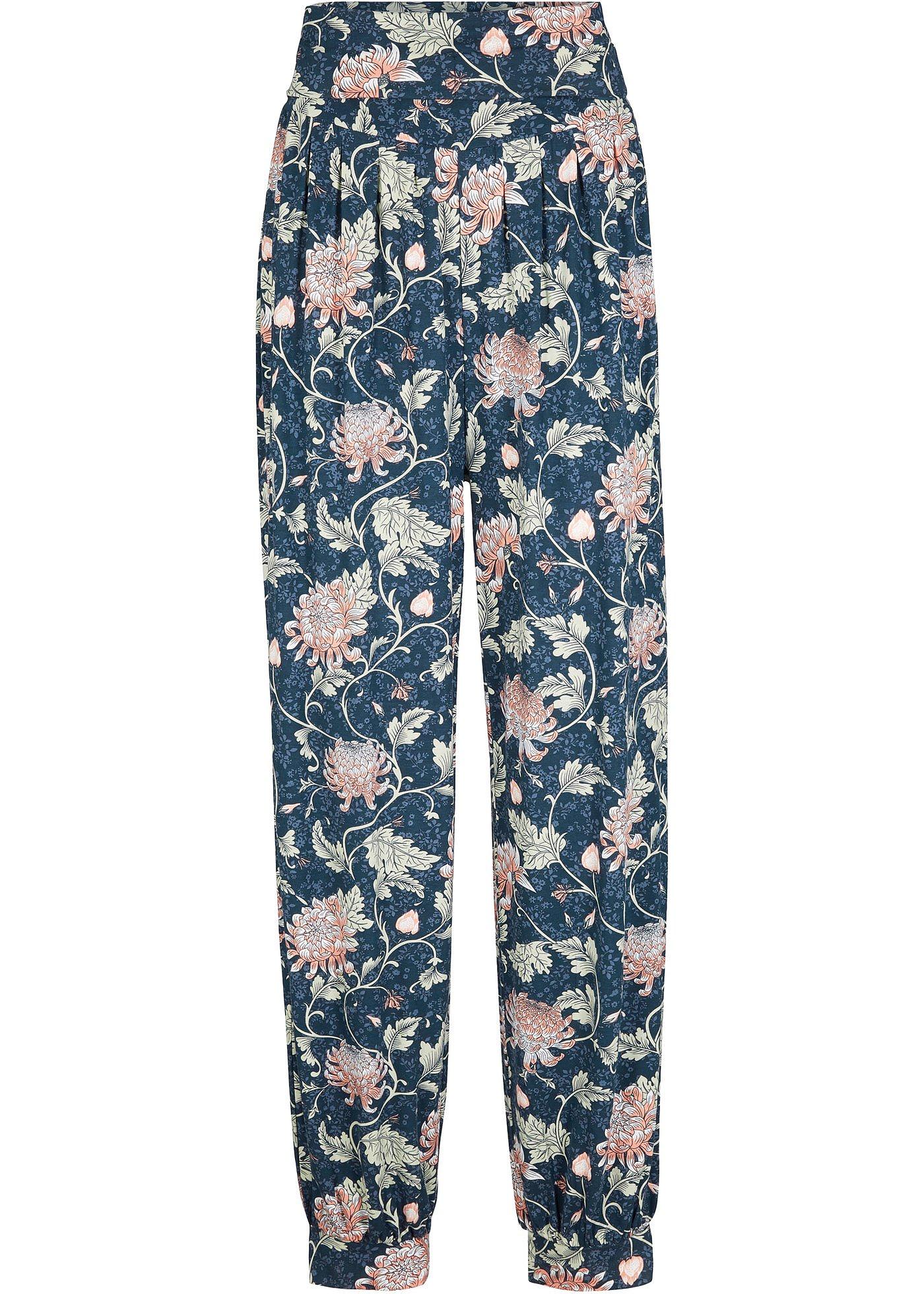 Jersey-Haremshose aus Viskose-Mix, Loose-Fit