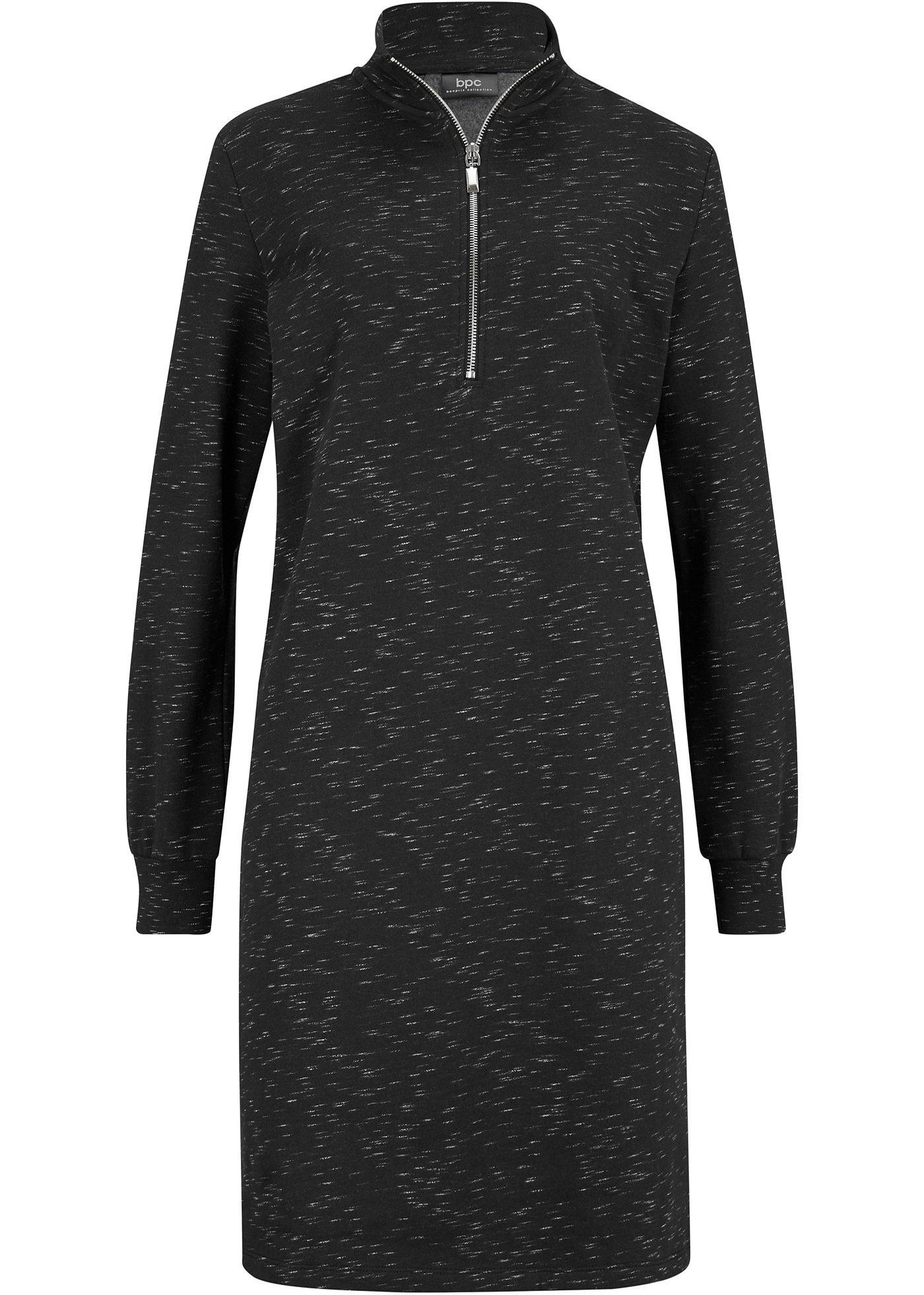 Sweatkleid mit Troyer